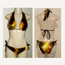 Load image into Gallery viewer, Tie halter neck swimwear top
